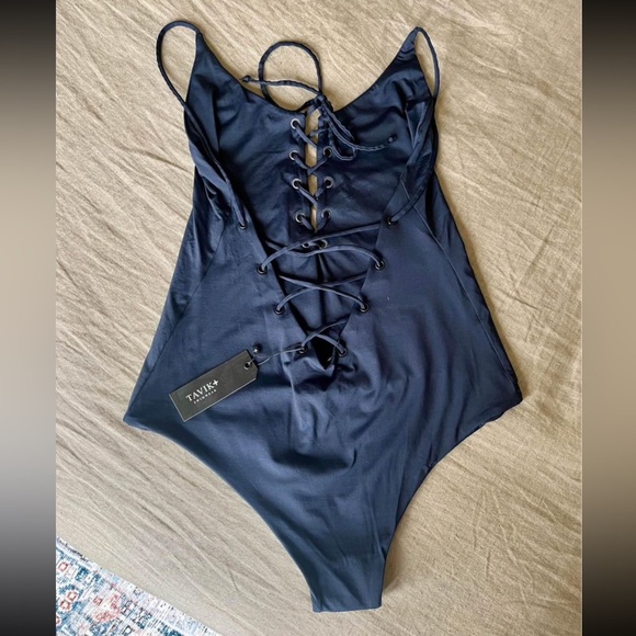 Free People x Tavik Monahan One Piece, Lace Up, Size Large - Picture 3 of 6